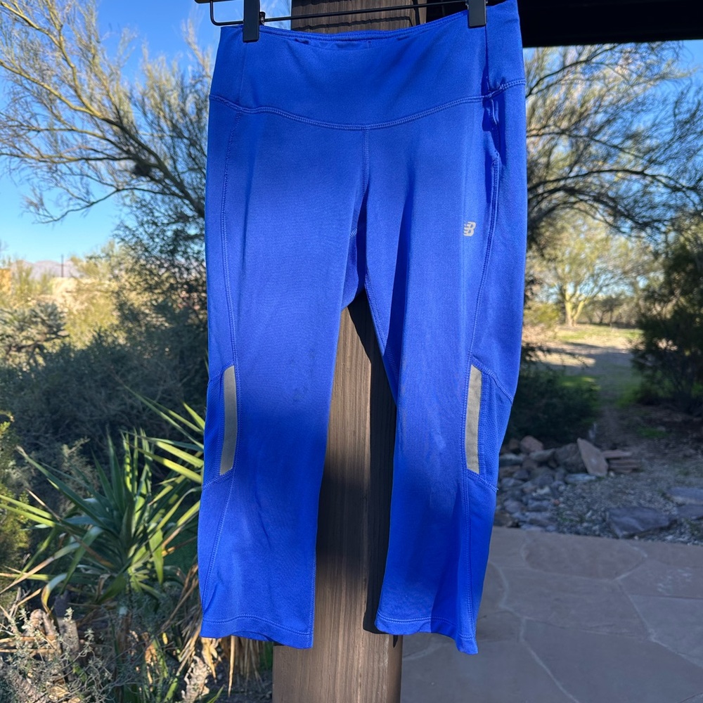 New Balance blue running leggings